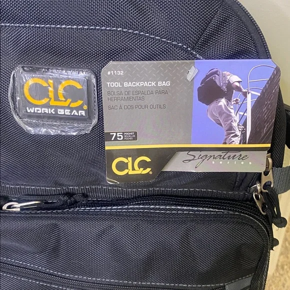 NWT Custom Leathercraft 1132 75-Pocket Tool Backpack - Picture 2 of 8